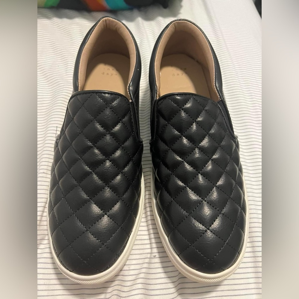 Black Quilted Dress Shoes